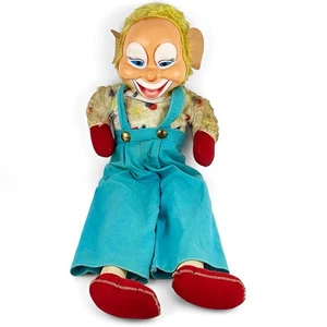 Vintage Rushton rubber face clown Star Creation 29" - Picture 1 of 12