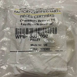 New Genuine OEM Whirlpool Dryer Idler Pulley WP6-3037050 - Picture 1 of 4