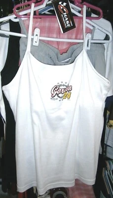 复古 CHASE 女士吊带背心 T 恤 #24 杰夫·戈登中号  — 第 1/3 张图片