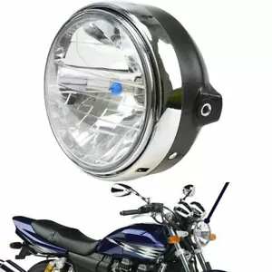 8" Fit YAMAHA XJR400 XJR1200 XJR1300 Faro Moto Ámbar Bombilla Halógena 12V - Imagen 1 de 8