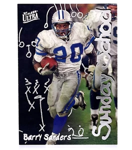 1997 Ultra Sunday School #2 Barry Sanders HOF Detroit Lions - Picture 1 of 2
