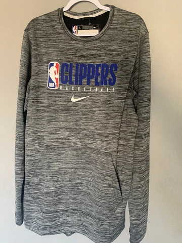 Nike Dri-Fit NBA Clippers Mens Crew Neck Sweatshirt   Size: L Tall Cover