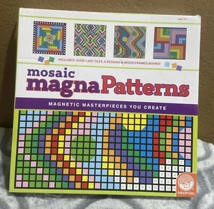 Mindware  Mosaic Magna Patterns Learning Problem Solving Magnets Puzzle - Picture 1 of 8