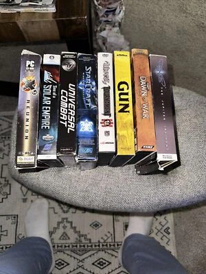 8 Game lot Big box PC IBM, Gun, Nexus, X3 Reunion, Dawn Of War, Star Craft, Etc - Image 1 of 4