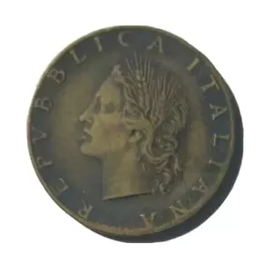 Italy. 1957 yr. 20 lire. Lot 255 - Picture 1 of 7
