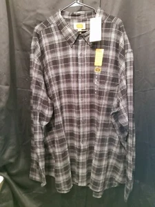 Camisa de franela manga larga The Foundry Big & Tall Supply Co para hombre talla 4XLARGE NUEVA CON ETIQUETAS - Imagen 1 de 4