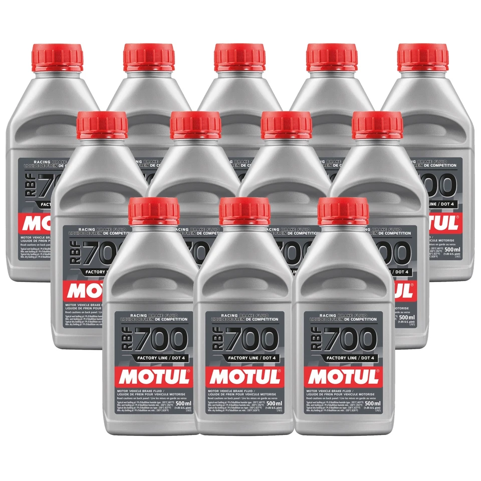 Motul RBF 700 6.5L High-performance Racing Brake Fluid DOT4 (12X500ml) - Imagem 1 de 1