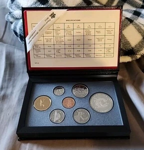 1988 Canadian Proof Set with Silver Dollar (50%)- W/Coins, Case, Binder, COA! - Picture 1 of 16