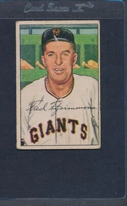1952 Bowman #234 Fred Fitzsimmons Giants Fair *1391 - Picture 1 of 1