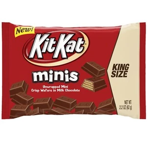 KIT KAT Chocolate Candy Minis King Size (Pack of 12) - Picture 1 of 5