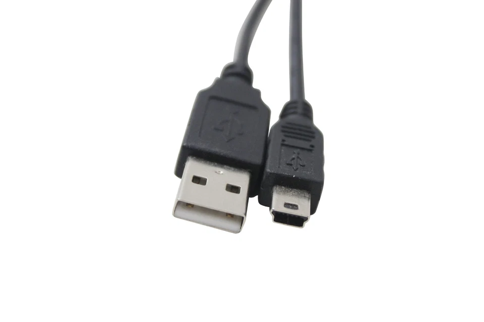 USB 2.0 Type A Male to 5-Pin Mini B Cable - 2.5 Feet - Image 1 of 1