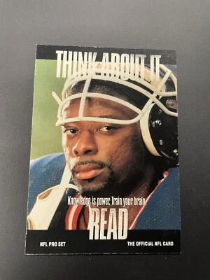 1991 Pro Set #373A Carl Banks/Read (Small type on back) - Image 1 of 2