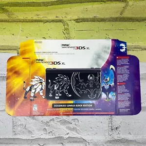 Solgaleo Lunala Black Edition Nintendo 3DS XL "Nur Displaybox" entfaltet - Bild 1 von 12