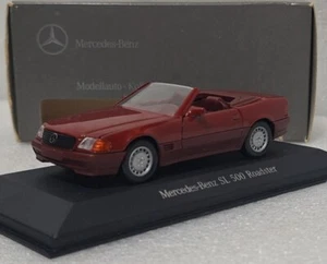 Mercedes SL 500 (R129) 1999 Dark Red 1:43 No Minichamps Schabak Full Opens (3) - Picture 1 of 19