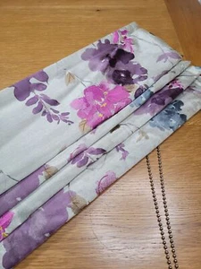 John Lewis W118.2 x D126.5cm MTM Blendworth Roman Blind WISTERIA COL 1 RRP £298 - Picture 1 of 7