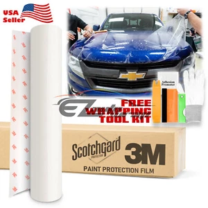 3M Scotchgard Hood Bumper Clear Paint Protection Bra Film Shield Vinyl Wrap 12" - Picture 1 of 9