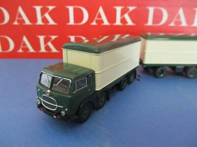 Modellino 1/87 Camion Truck Fiat 690 Millepiedi Cassonato Verde by Brekina - Immagine 1 di 4