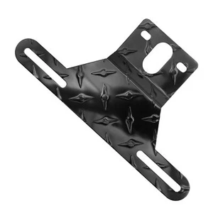 Trailer License Plate Light Bracket Truck Rv Offroad Number Plate Light Mount Al - Picture 1 of 6