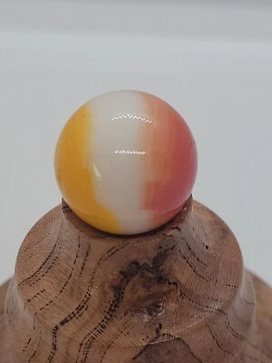 A23•Vintage Vitro Agate RED Near Mint 5/8" - Image 1 of 4