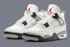 Jordan 4 White Cement US 12 Nike Air Retro OG 2025 Brand New Presale - Picture 1 of 10