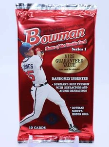 Paquete de pasatiempos de béisbol Bowman Series 1 1997 (10 tarjetas) - Imagen 1 de 3