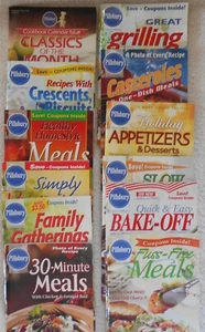 Pillsbury Cookbooks, 12 Books Fuss-Free Meals, Great Grilling, Family Gatherin - Picture 1 of 1