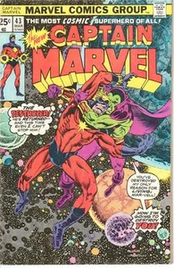 Captain Marvel #43 en muy buen estado+ - Imagen 1 de 2