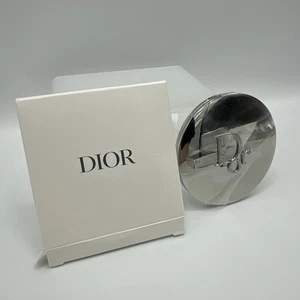 Christian Dior Novelty Compact Dual Mirror Silver NEW in Box - Picture 1 of 2