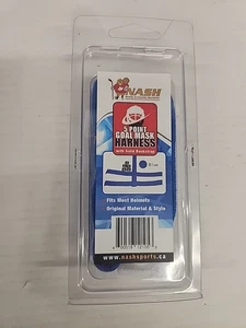 Nash 5 Punkt Goalie Maske Geschirr Riemen BLAU - Bild 1 von 2