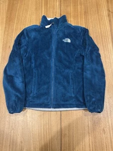 North Face Jacket Women's Sz Small Blue Full Zip Deep Pile Fleece Osito Outdoor - Picture 1 of 9