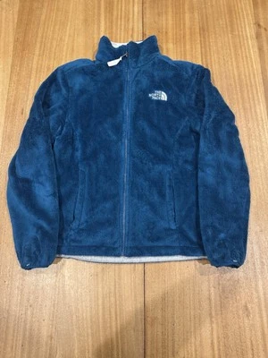 Chaqueta North Face para mujer talla pequeña azul cremallera completa pelo profundo polar Osito exterior Foto 1 de 4