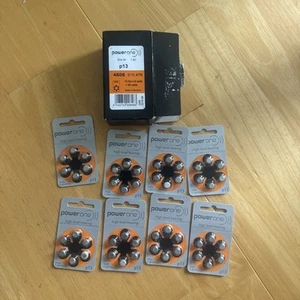Power One Hearing Aid Batteries Size P13 Expired 48 Batteries Total New - Picture 1 of 6