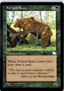 Striped Bears Weatherlight Regular Magic: The Gathering Una Fricker NM - Picture 1 of 2
