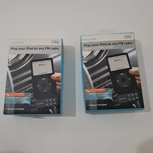 BELKIN IPOD TUNE FM TRANSMITTER CAR CHARGER F8Z075-BLK New (see box condition) - Picture 1 of 2