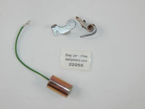 60's 70's CZ 250 360 MOTOR CONTACT POINT BREAKER+HOLDER PAL 02-8384.54 CONDENSER - Bild 1 von 4