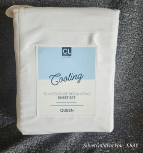 ComfortLab Cooling Temperature Regulating 4-Piece Queen Sheet Set 100% Polyester - Picture 1 of 6