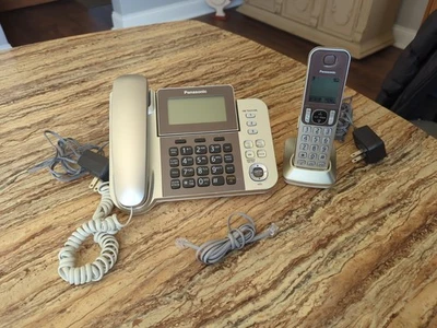 Panasonic KX-TGF350 Corded/Cordless Phone System Answering Machine - Tested - Image 1 of 4