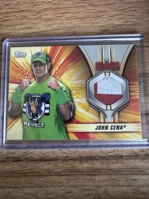 Camisa John Cena Wwe Topps 2019 usada reliquia #SR-JC 14/25 Foto 1 de 2