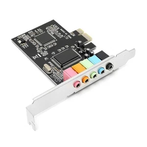 PCI Express PCI-E 5.1 Ch 6 Channel Audio Digital Sound Card New - Picture 1 of 5