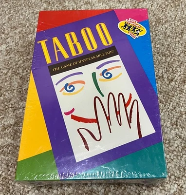 Taboo The Game of Unspeakable Fun Game/ Milton Bradly 1989 SEALED - Image 1 of 3