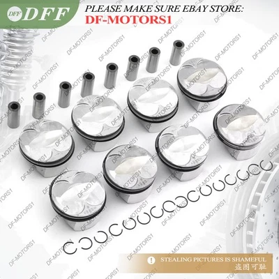 STD 8x Pistons Rings Set Φ87mm For BMW 540i 740i E60 E61 E65 E66 N62B40 4.0L V8 - Image 1 of 4