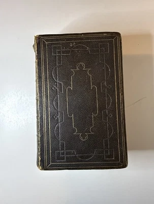 1857 American Bible Society New Testament Hardcover Bible Book Rare Pocket-size Foto 1 de 4
