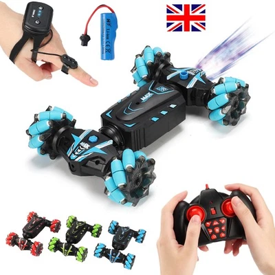 4WD Hand Gesture Sensor 360° RC Stunt Car Off-Road Remote Control Twist Car Toy - Image 1 of 4