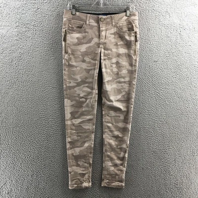 Democracy Absolution Skinny Pants Women 6 Multicolor Camouflage Mid Rise Zip Fly - Image 1 of 4