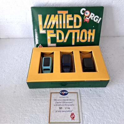 Juego de furgonetas Ford Thames Corgi D23/1. Edición limitada con certificado. NUEVO EN CAJA REF F24 Foto 1 de 4