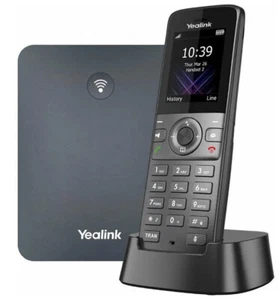 Yealink Telefon W73P silber / schwarz, schnurlos mit Basis IP Telefon VoIP - Afbeelding 1 van 1