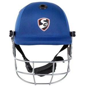 SG Cricket Helmet BlazeTech Medium Blue Color - Picture 1 of 4