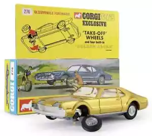 Corgi Model Club Reissue 276 Oldsmobile Toronado '"Golden Jacks'" New - Picture 1 of 6