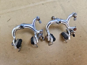 Set pinze freno anteriori + posteriori Shimano 600 arabesque bici da strada Giappone miglia basse - Foto 1 di 13