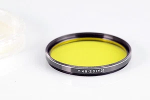 FILTRO KOWA Y48.2C (Y2) AMARILLO INTENSO 49 49mm FILTER MINT CONDITION - Picture 1 of 1